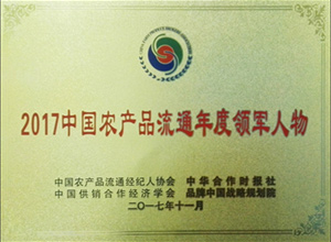 2017中國(guó)農(nóng)產(chǎn)品流通年度領(lǐng)軍人物
